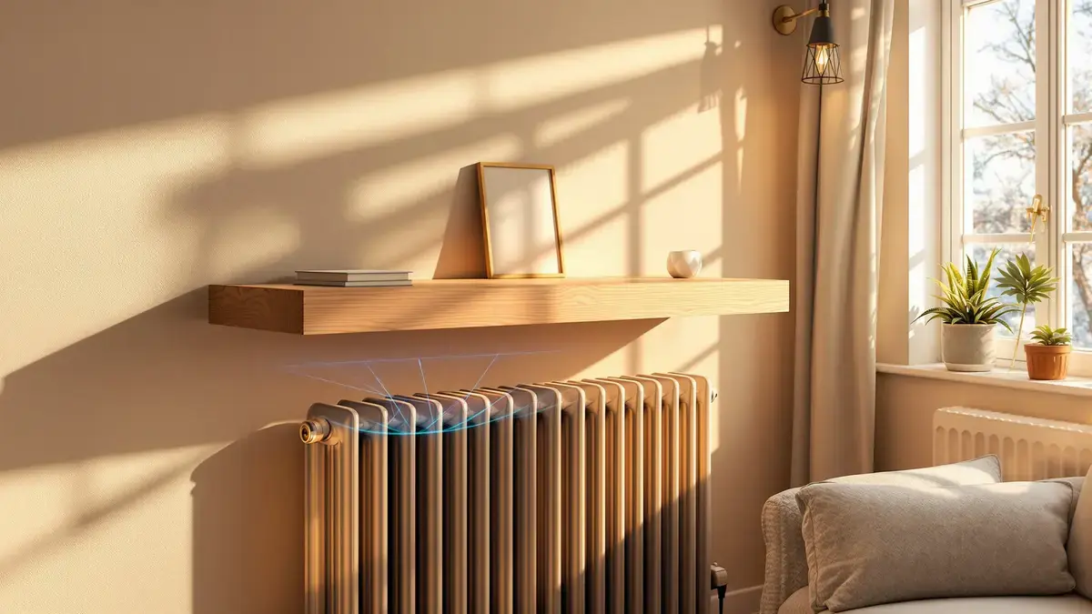 Een plank boven de radiator: de eenvoudige oplossing om uw stookkosten deze winter te verlagen